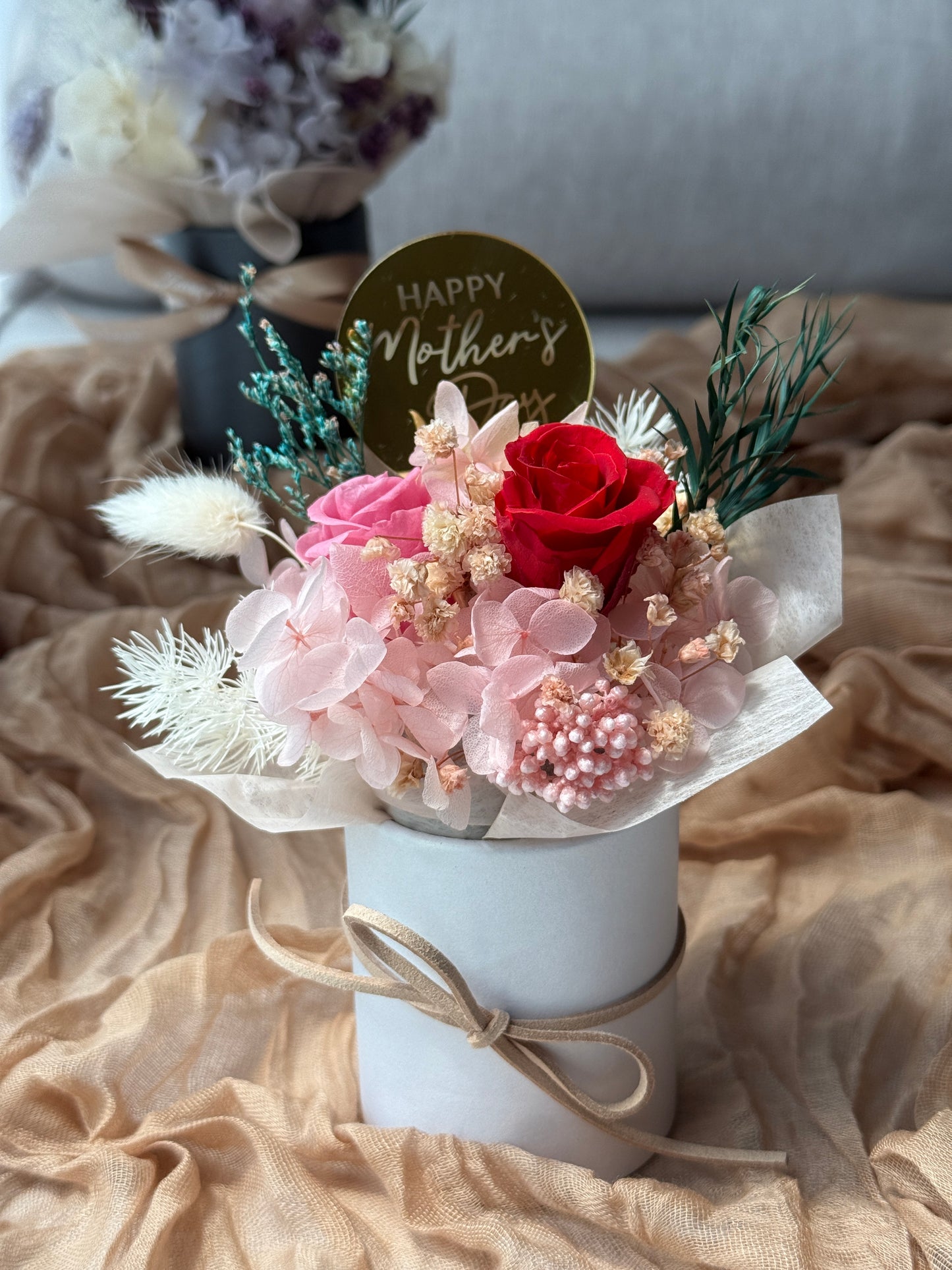 Preserved Blooms in Mini Box