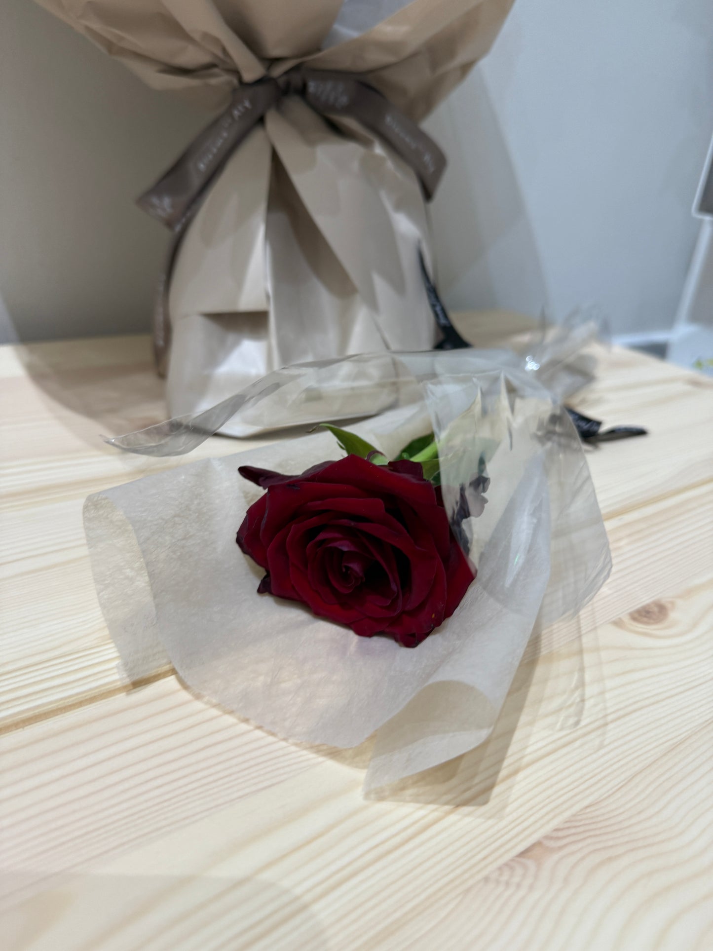 Single Stalk Rose (Wrapped)